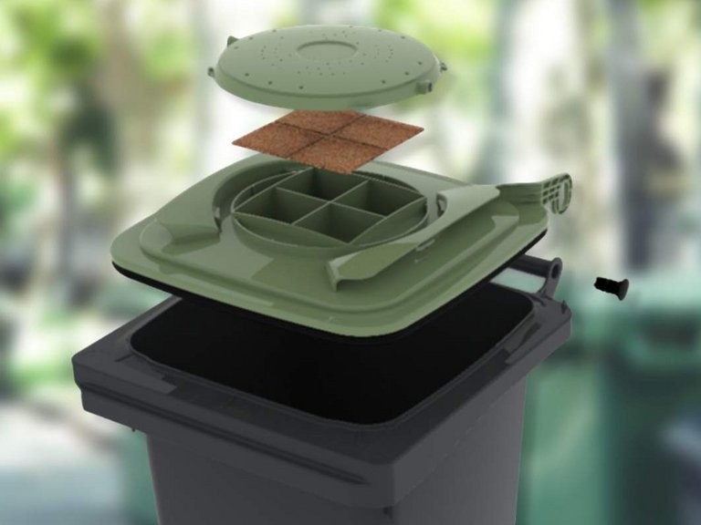 Biotonne mit Biofilterdeckel Biotonne mit Biofilterdeckel