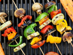 Grillen Grillgemüse auf Elektrogrill