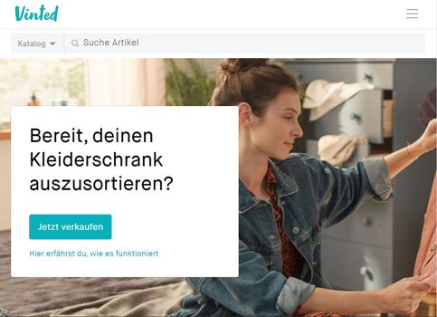 Screenshot Second-Hand-Shopping-App Vinted
