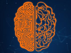 Grafik Gehirn künstliche Intelligenz