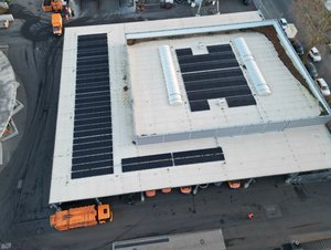 PV-Anlage an der Weststraße PV-Anlage der bonnorange AöR an der Weststraße