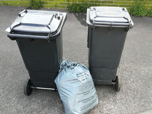 Restabfalltonne und Beistellsack von bonnorange