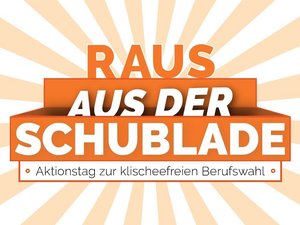 Aktionstag "Raus aus der Schublade" Logo Aktionstag "Raus aus der Schublade"