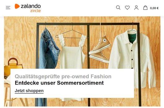 Screenshot Second-Hand-Shopping-App Zircle