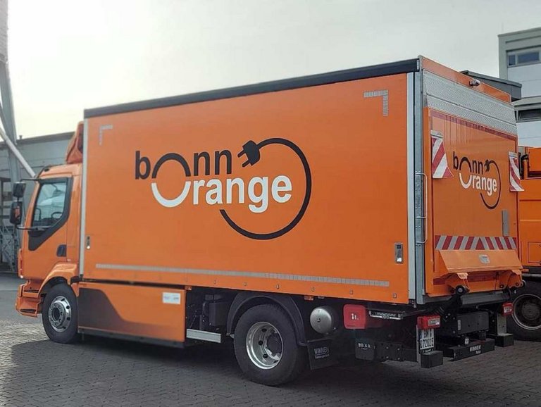 E-LKW bonnorange