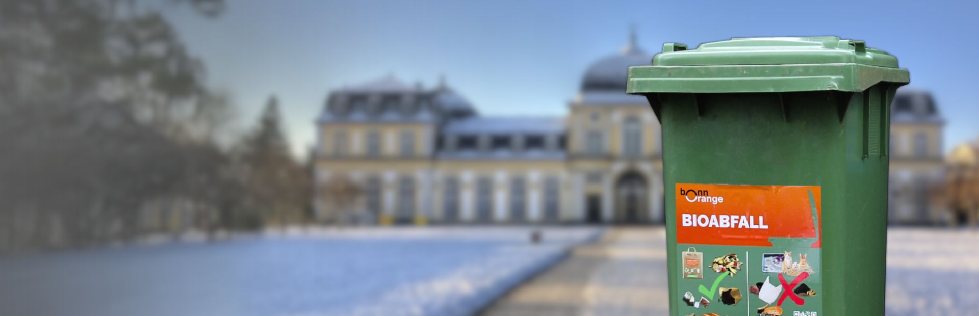 Sliderbild Winter in Bonn und Tipps grüne Tonne